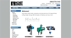 Desktop Screenshot of hoistexperts.com